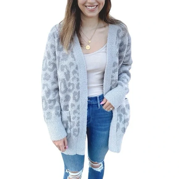 Barefoot Dreams Sweaters Barefoot Dreams Cozychic Leopard